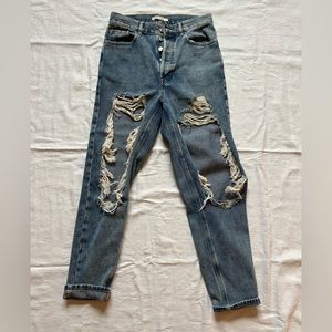 High Rise Pacsun Ripped Jeans